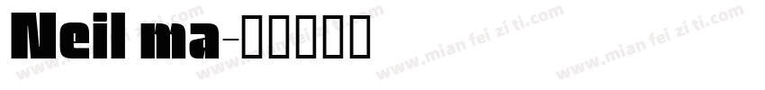 Neil ma字体转换